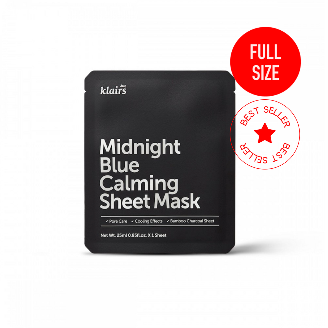 DEAR KLAIRS - Midnight Blue Calming Sheet Mask