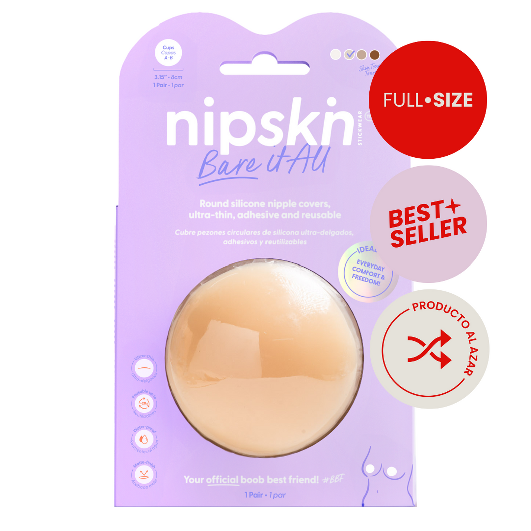 NIPSKIN - Cubre pezón de Silicona Reutilizable - Nipple Cover