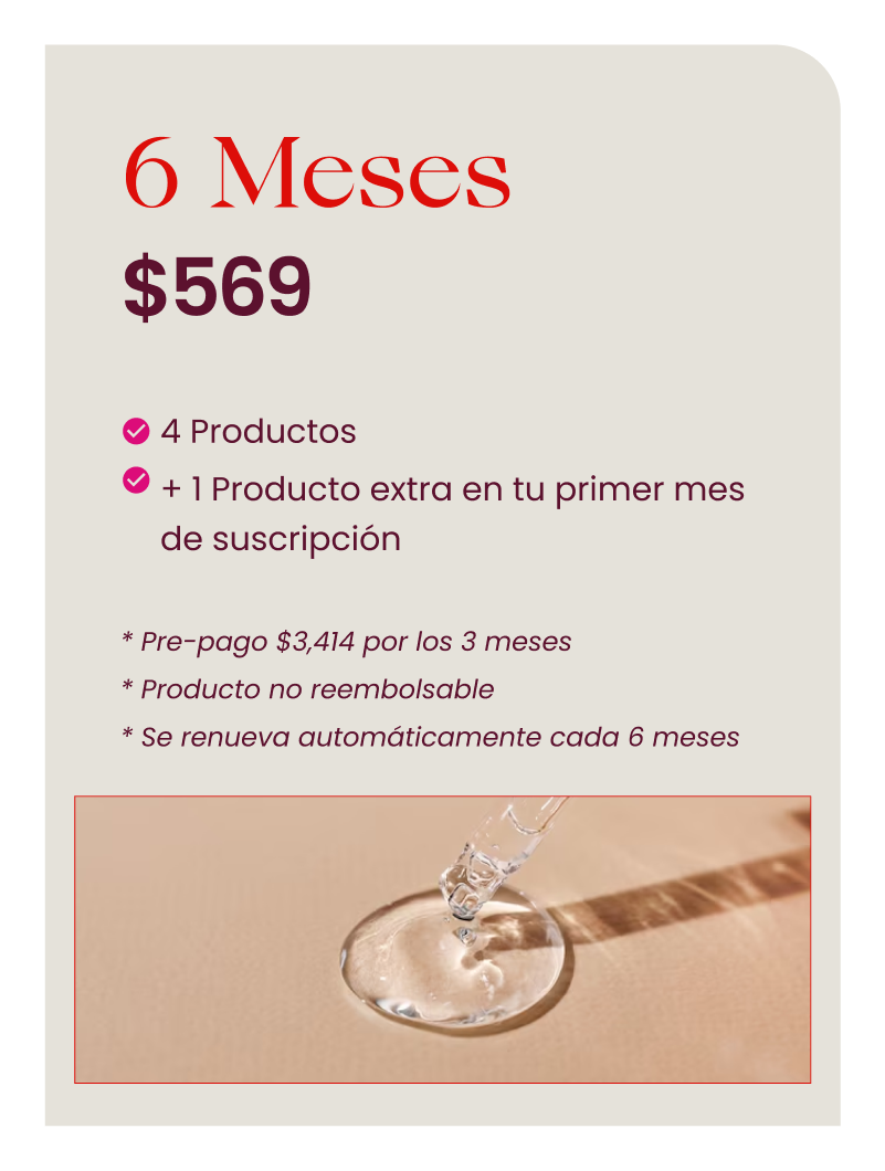 Gleambox 6 MESES  (Precio ya con envío)